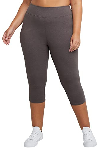 Just My Size Womens Stretch Jersey Capri Pants