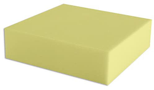 Pieza de Espuma a Medida 60 x 120 x 10 cm - Densidad 20 kg/m3 Suave, para tapizar, sofás, colchones, Cojines, sillas