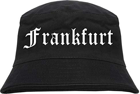 HB_Druck Frankfurt Fischerhut - Bucket Hat L/XL Schwarz
