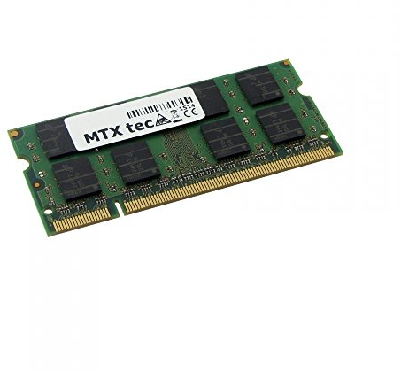 MTXtec - Aggiornamento memoria RAM da 1GB, 1024MB SODIMM DDR1 PC2100, 266MHz 200 pin per notebook
