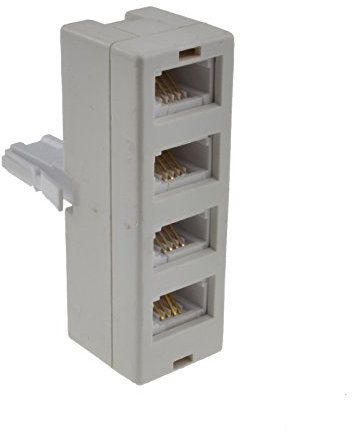 BT Telephone Splitter 4 Way Sockets 1 x Socket to 4 BT Phone Lines 431A [4 way]