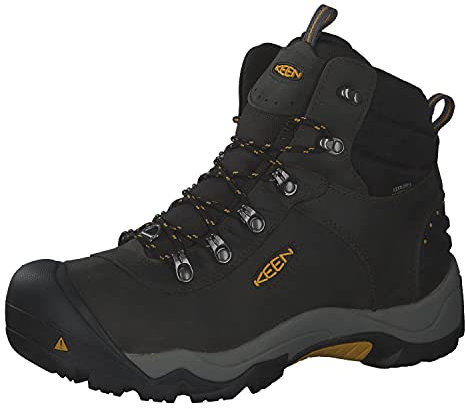 KEEN Men's Revel Iii High Rise Hiking Boots, Grey Magnet Tawny Olive 0, 11 UK Narrow