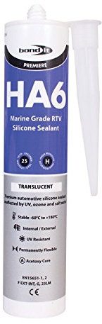 25x Bond It Clear HA6 RTV Silicone Sealant Marine Aquarium Safe Water Fish Tank