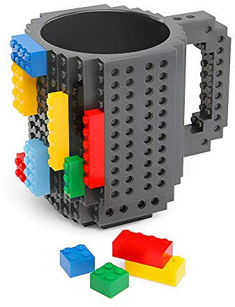 GadgetM Tazza Block Mug con Costruzioni per creatività Mattutina