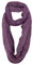 TigerTie Designer Loop Schal in violett Uni - Gr. 140 x 50 cm - Rundschal