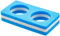 Leisis 0101029 Conector macarrones Lazo, Azul, Talla Única