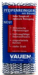 VAUEN 5 x Pfeifenreiniger Blau/Weiß, 80er Beutel