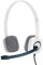 Logitech H150 Kopfhörer mit Mikrofon, Stereo-Headset, Mikrofon und Kopfbügel Verstellbar, Schaumstoff-Ohrpolster, Audio/Mikrofon Dualanschluss mit zwei 3,5mm Klinken, PC/Laptop - Weiß