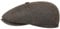 Stetson Hatteras Old Cotton Schiebermütze Damen/Herren - Newsboy Cap UV-Schutz 40 - Ballonmütze wasserabweisend - Schildmütze mit Baumwolle - Flatcap Sommer/Winter braun XXL (62-63 cm)