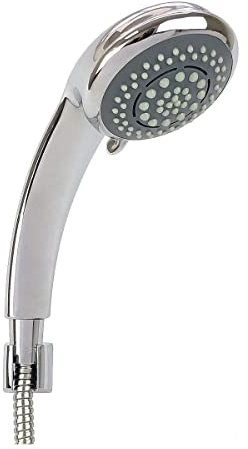 Arian EcoSpa Natural 6 Mode Shower Head Handset Chrome 6 Functions Universal Fitting