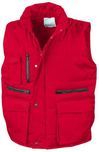 Result Mens Lance Bodywarmer / Gilet (Windproof & Showerproof) (XL) (Red)