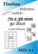 Etiketten 70 x 36-24 Stueck auf A4-50 Blatt DIN A4 selbstklebende Etiketten Internetmarke DHL Post 3475 3490