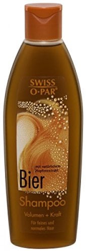 Swiss-O-Par 4er-Pack Bier Shampoo - je 250 ml (1 Liter), Gel, Langanhaltende Gel-Formel, für alle Hauttypen und -töne
