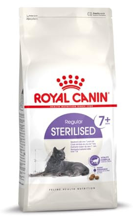 Royal Canin Regular STERILISED 7+ | 400 g | Alleinfuttermittel für sterilisierte Katzen | Kann zur Unterstützung der Nieren- und Harnfunktion beitragen | Vitalitätskomplex