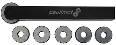 PAULIMOT Rändelwerkzeug mit 6 HSS-Rädern, 12 x 12 mm : Schnäppchen-Ausführung vorhanden