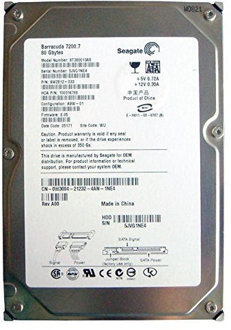 Seagate HP 80GB SATA 7200rpm 3.5in Disco Duro