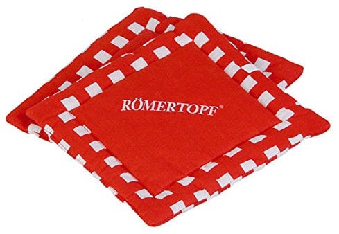1 Paar Römertopf Topflappen je 22 x 22 cm