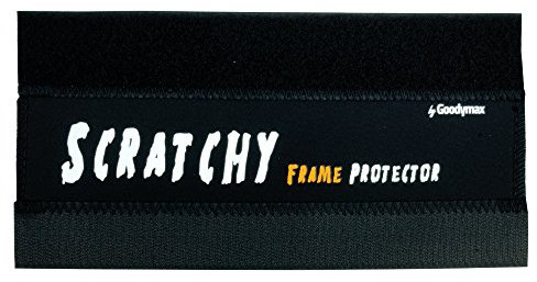 Goodymax Kettenstrebenschutz Scratchy - Kettenstrebenschutz aus Neopren - Schwarz - 230 mm x 115 mm