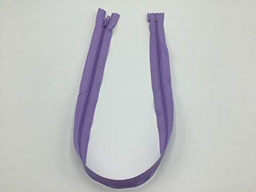 2 Quality 18 Lilac Zip Closed End Nylon Zips