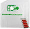 SPARES2GO Cloth Dust Bags for Numatic Henry Hetty Vacuum Cleaners (Pack of 5 + 5 Fresheners)