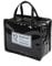 iSuperb Borsa Termica Adulto Porta Pranzo Lunch Bag con Cerniera per Donna,Uomo e Ufficio 22x13x18.5cm (Nero)