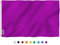 ANLEY Fly Breeze Bandera púrpura sólida de 3x5 pies - Color vivo y resistente a la decoloración UV - Encabezado de lona y doble costura - Banderas púrpuras lisas Poliéster con arandelas