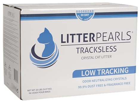 Litter Pearls Katzenstreu Perlen tracksless Silica Katzenstreu, 20 lbs