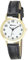 Ravel - Traditionelle Damen-Uhr mit klarem Zifferblatt - Goldton/Schwarz