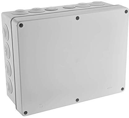 DEBFLEX - Boîte Dérivation Etanche IP55 - Pour Raccordement Sécurisé des Câbles - Pose en Saillie - Grise - 310 x 240 x 120 mm