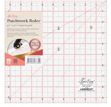 SE QUILT TEMP SQUARE - Template: Patchwork: Square: 9.5 x 9.5in - Sew Easy