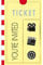 Amscan 499122 - Einladungskarten Hollywood mit Umschlägen, 8 Stück, Größe 14,4 x 18,7 cm, Ticket, You´re invited, Party, Geburtstag, Kindergeburtstag, Mottoparty