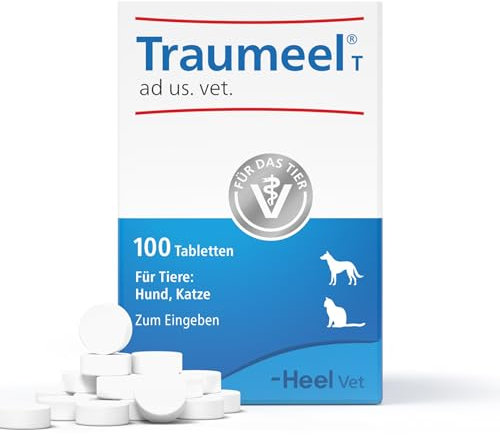 Traumeel T ad us. Vet. Tabletten 100 Stück | Natürliches Tierarzneimittel für Hunde und Katzen | Made in Germany