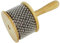 A-Star Shaker Cabasa Afuche en bois perlé - 9 cm de diamètre, moyen - Instrument de percussion à main