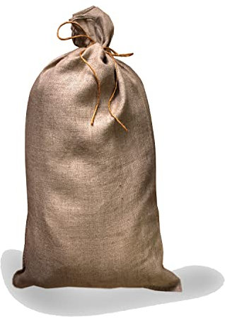 LanDixx Jutesack ca. 61x108 cm 2er Pack dichtes, Starkes Gewebe H350, 50 kg