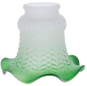 Replacement Glass Lamp Shades for Table Lamps Chandeliers Set 6 Stück Lampenschirme Glas Gläser Notebook Glocke Lampe Pendelleuchte Wandleuchte SVLSCh0014