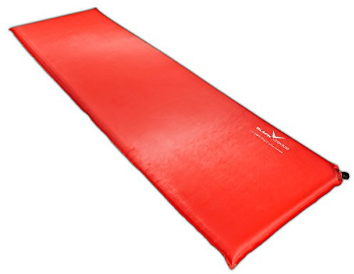 Black Crevice selbstaufblasbare Luftmatratze, rot, 7 cm