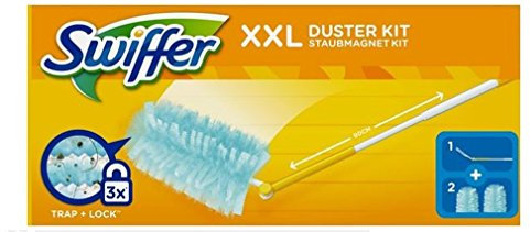 Ancienne version -swiffer - Manche Télescopique Duster XXL avec 2 Recharges de Plumeau