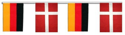Flaggenfritze® Freundschaftskette Deutschland - Dänemark