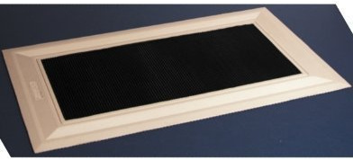 Brand New Flat Green Bowls Mat Black Rectangle 24 X 14
