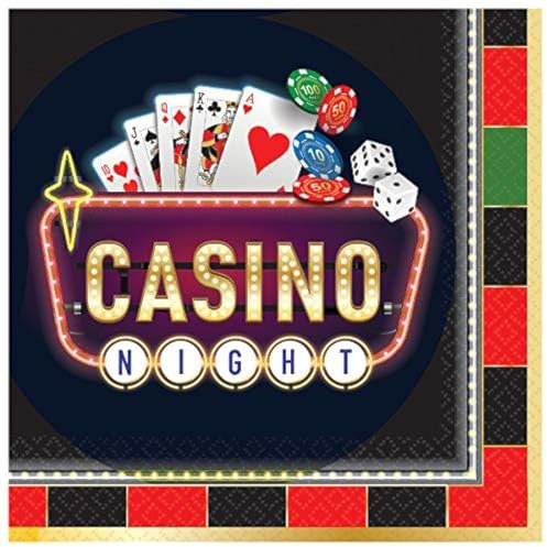 Casino Style Luncheon Napkin-16pc