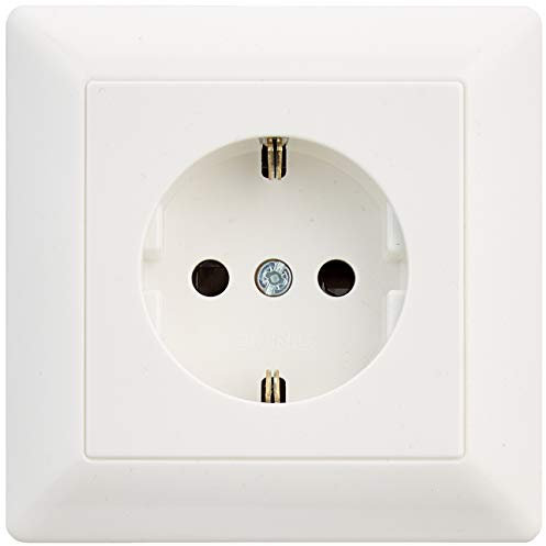 Jung 1520 KI WW Schuko Steckdose 16 A 250 V mit Berührungsschutz Serie AS 500 alpinweiß
