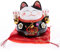 lachineuse - Chat Maneki Neko - Tirelire Chat Japonais Porte Bonheur - Figurine Cadeau Japon - Objet Kawaii Déco - Lucky Cat Porcelaine - Chat Chinois Asie Décoration - Chance, Fortune, Prospérité