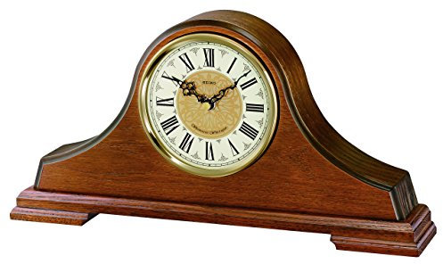 Seiko Clocks Wooden Mantel Clock QXJ013B