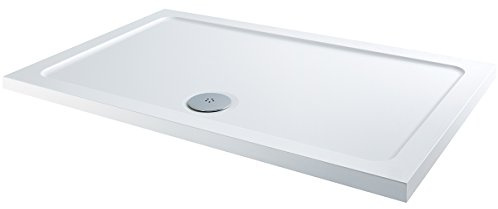 MX Elements Rectangular Flat Top ABS Stone Resin Shower Tray 1000x800mm