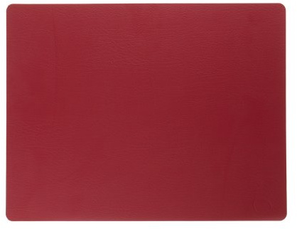 Lind DNA, Tischset, Tablemat Square, in der Größe L 35x45cm, viereckig, Bull Rot, 98407
