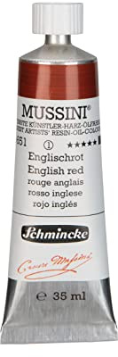 Schmincke - MUSSINI®, finest artist's resin oil colors, English red - 35 ml