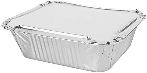 We Can Source It - 50 x No. 2 Aluminium Foil Food Containers + Lids