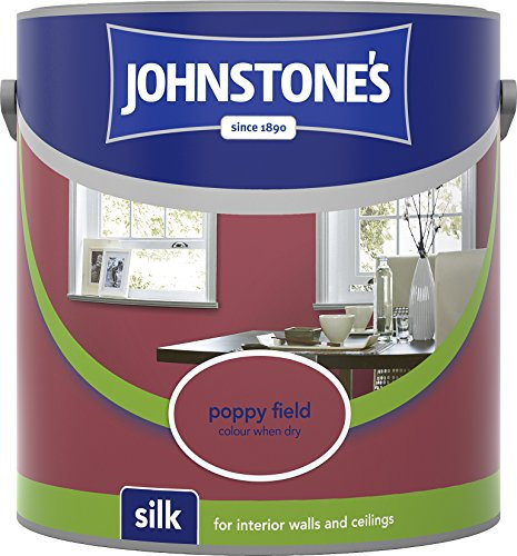 Johnstone's 307067 2.5 Litre Silk Emulsion Paint - Poppy Field