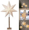 Weihnachtsstern beleuchtet stehend | Fensterstern mit Beleuchtung | Weihnachtsdeko Fenster Beleuchtet | Standleuchte Stern Weihnachten | Weihnachtsdeko Innen | Papierstern beleuchtet | Weihnachtslampe