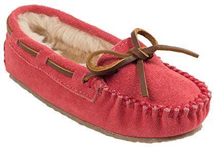Minnetonka Kid's Cassie Slipper, Hot Pink, 9 Little Kid